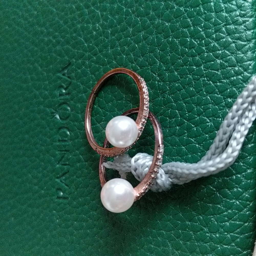 Faux Pearl Stacking Rings